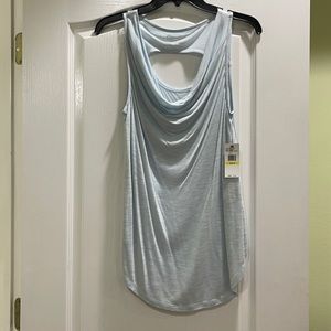 Jessica Simpson baby blue sports tank top